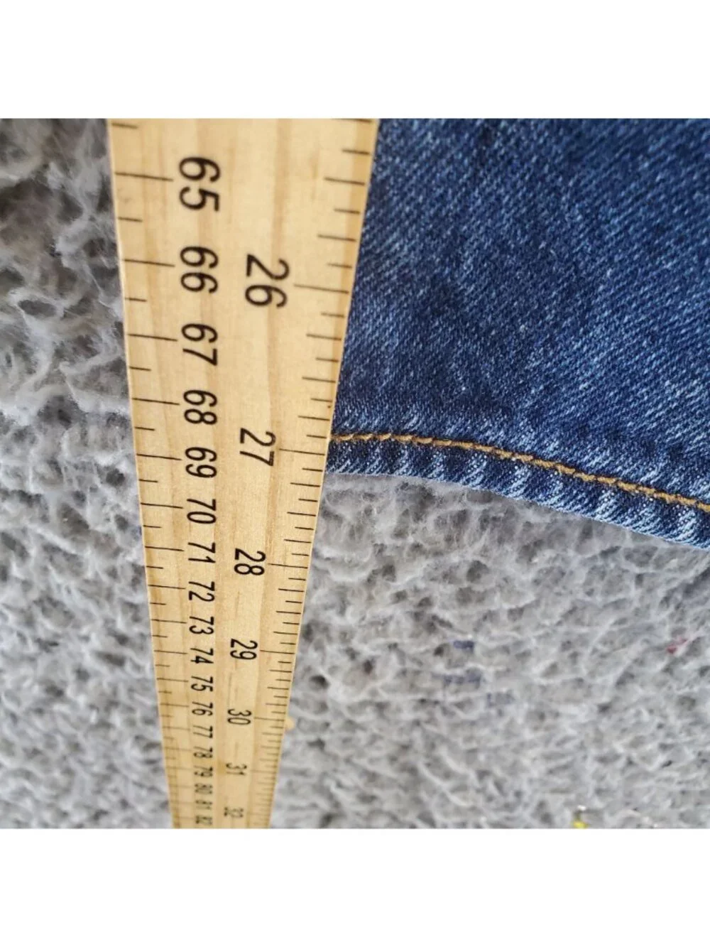Levis Jeans Mens 38x30 Blue 501 Original Fit Button Fly Denim *Read*